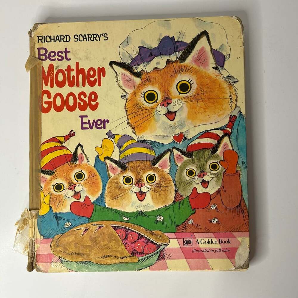 Richard Scarry's Best Mother Goose Ever Golden Book Vintage